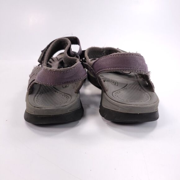 Keen Outdoor Hook and Loop Trail Sandal Womens Size 6 Gray Black - Picture 3 of 7
